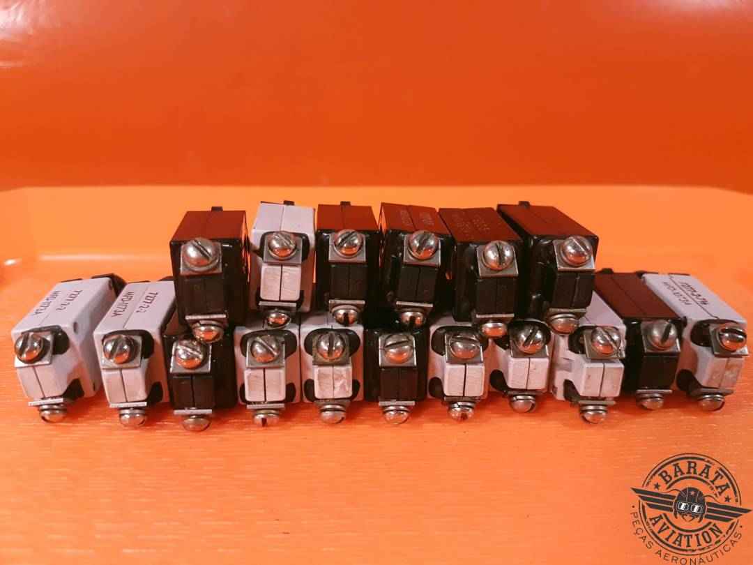 KLIXON SET OF 17 CIRCUIT BREAKERS