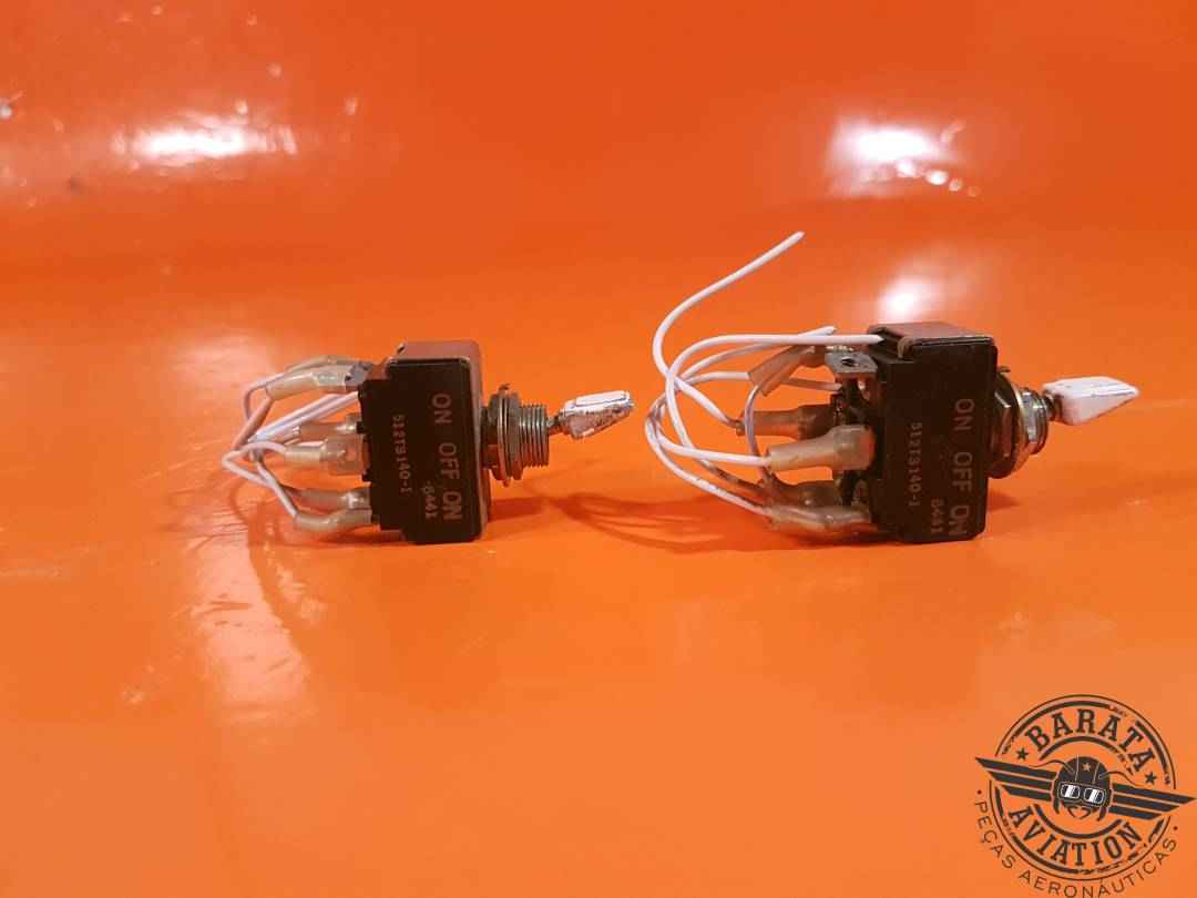 512TS140-1 MicroSwitch Set Of 2 Toggle Switch - On/Off/On