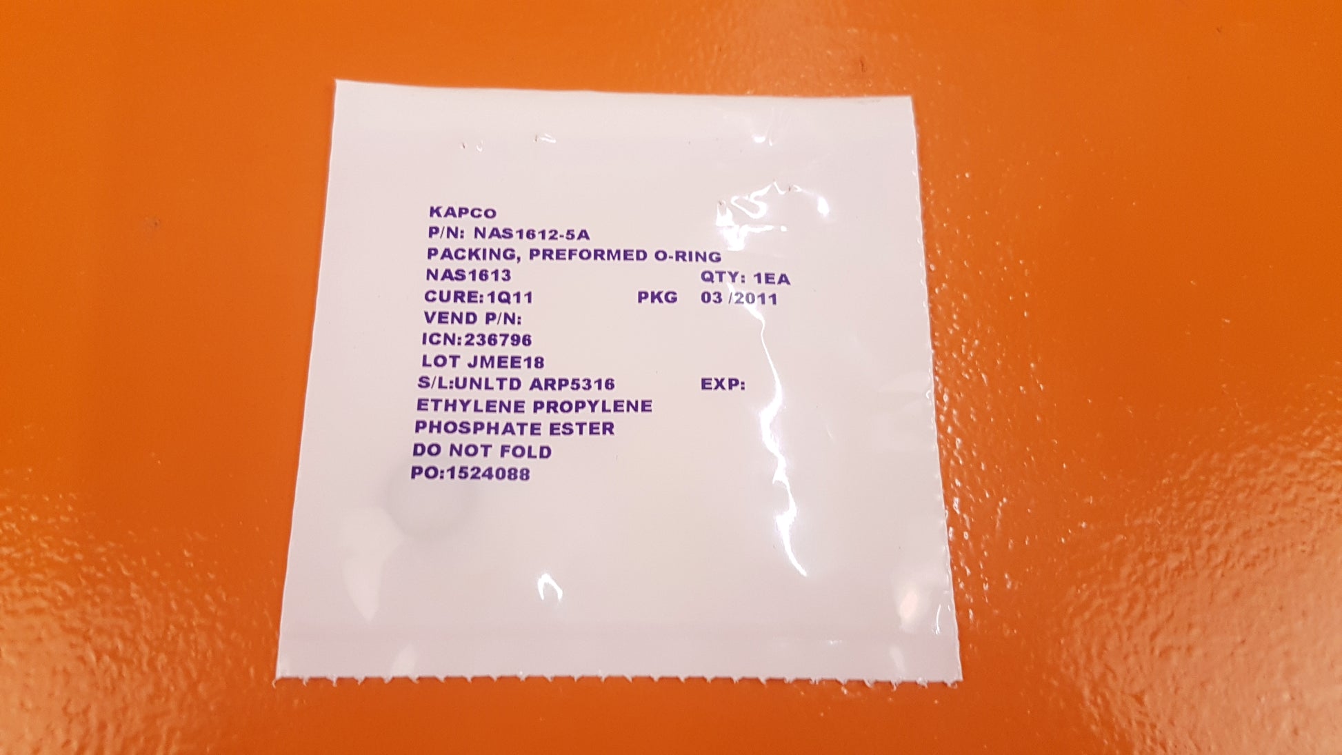 NAS1612-5A Kapco O-ring