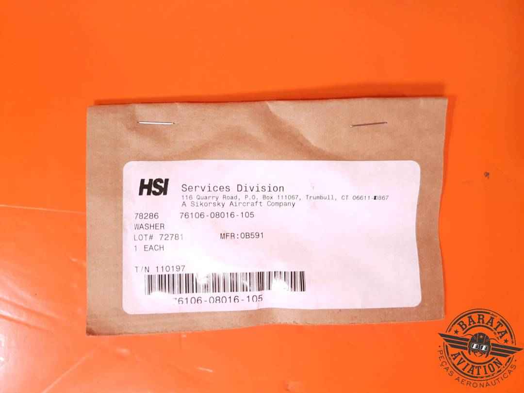 WASHERS P/N: 76106-08016-105  