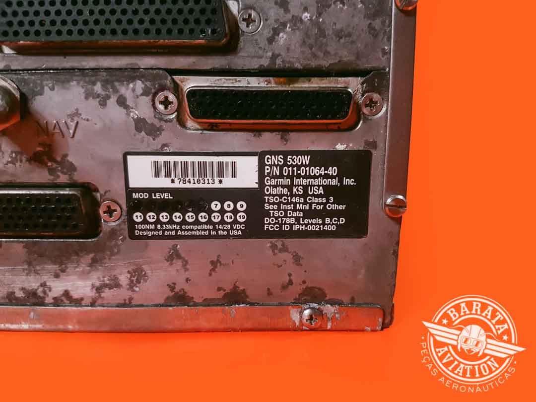GNS 530W - WAAS GPS/NAV/COMM - APENAS PARTES - PN :  011-01064-40