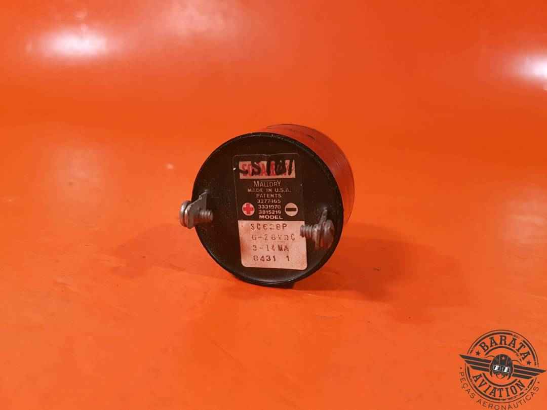 MALLORY SONALERT WARNING HORN  6-28 VDC P/N: SC628P