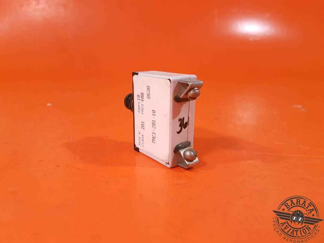 BOMBARDIER CIRCUIT BREAKER 10 AMPS  P/N: 7MC1-201-10