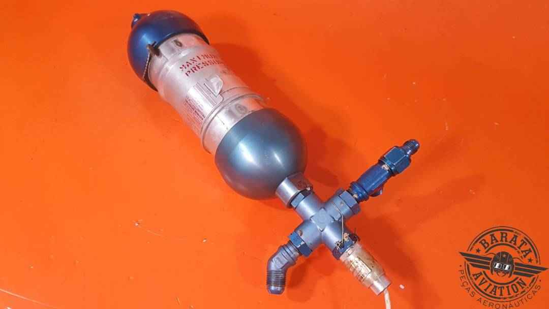 TELEDYNE / SPRAGUE HYDRAULIC ACCUMULATOR ASSY  P/N  60001-3