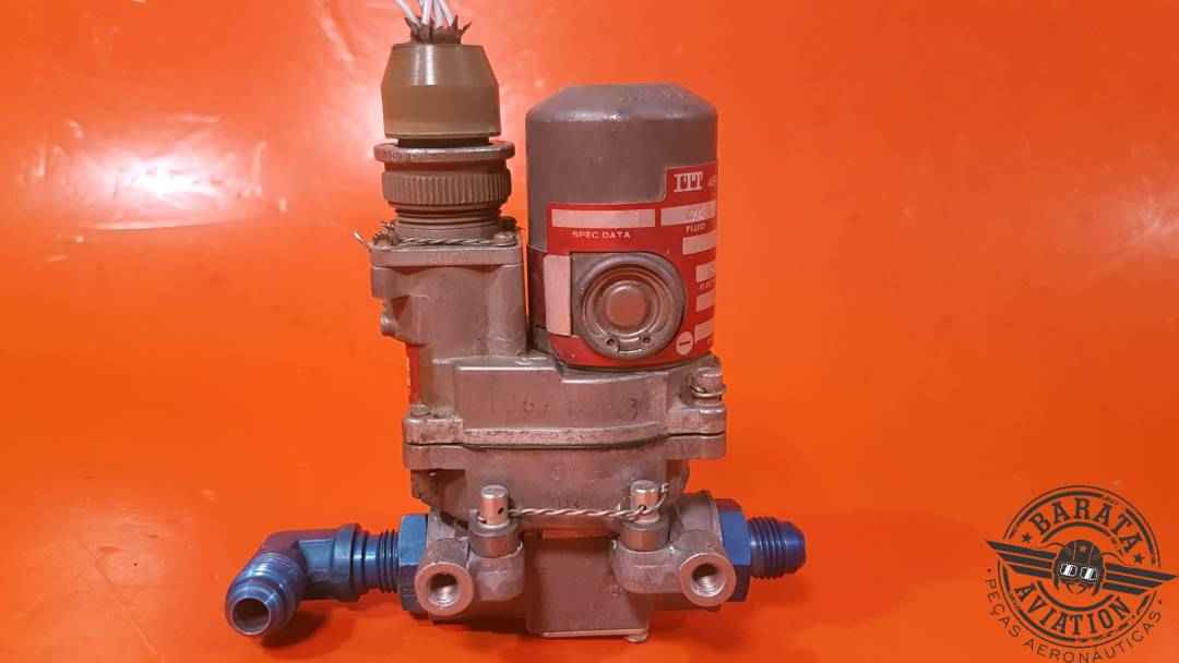 ITT AEROSPACE FUEL SHUT OFF BALL VALVE  28 VDC P/N: AV16E1182