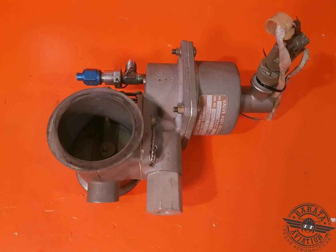 REGULATOR & SHUTOFF VALVE ASSY 28VDC - 15PSI P/N: 15E51-4 