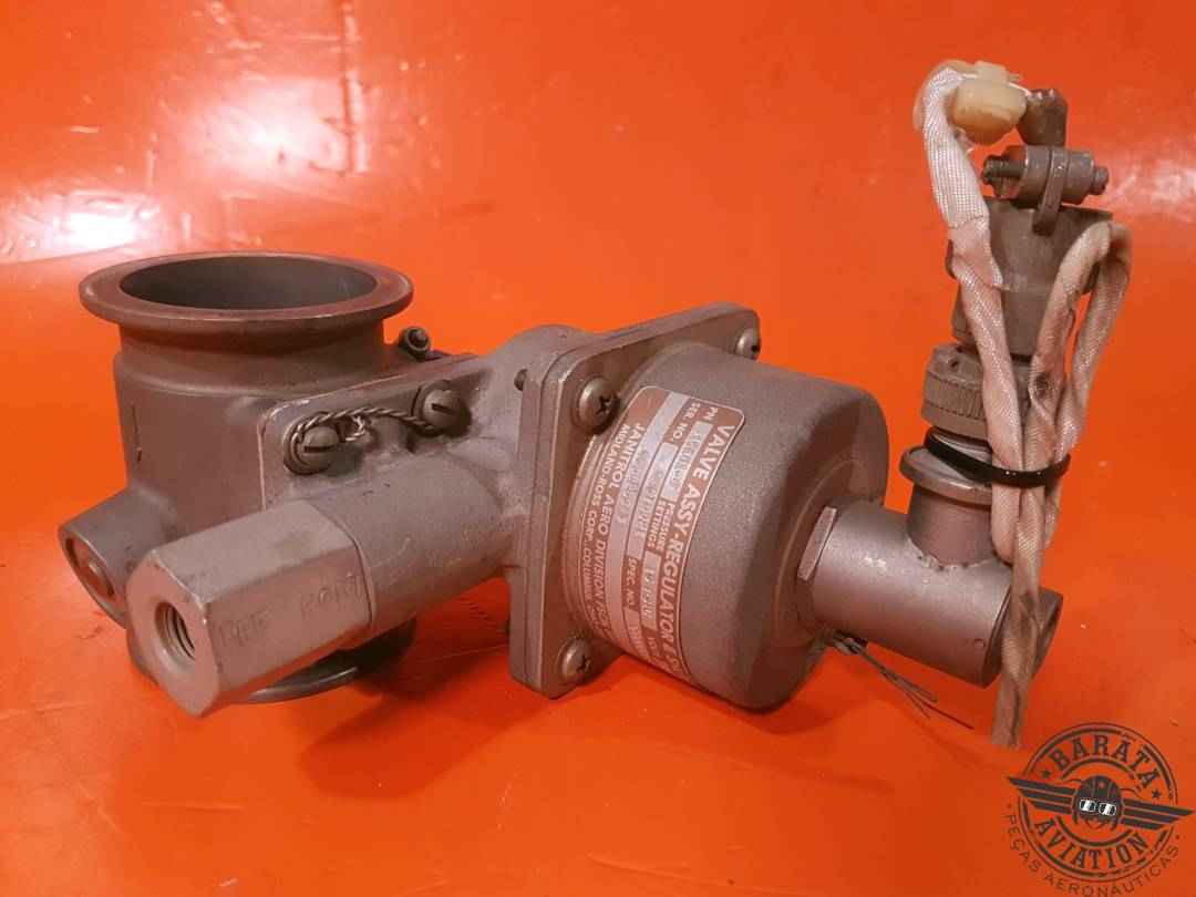REGULATOR & SHUTOFF VALVE ASSY 28VDC - 15PSI P/N: 15E51-4 