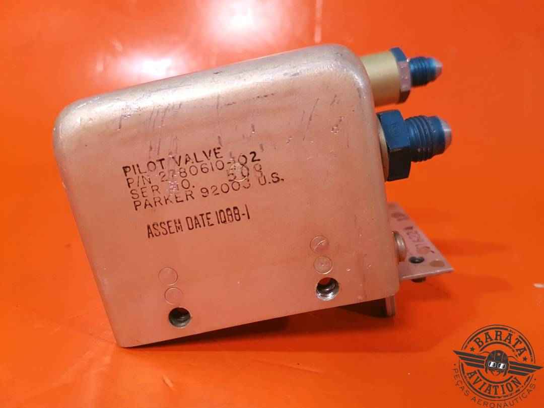 BOMBARDIER PILOT VALVE FUEL ASSY  P/N: 2780610-102