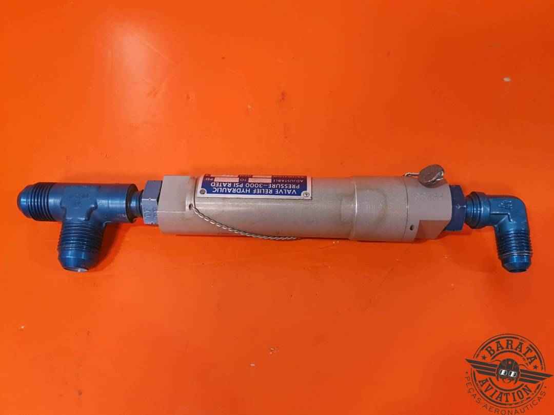 PNEU DRAULICS VALVE RELIEF HYDRAULIC ASSY  PRESSURE-3000 PSI RATED P/N: 1187
