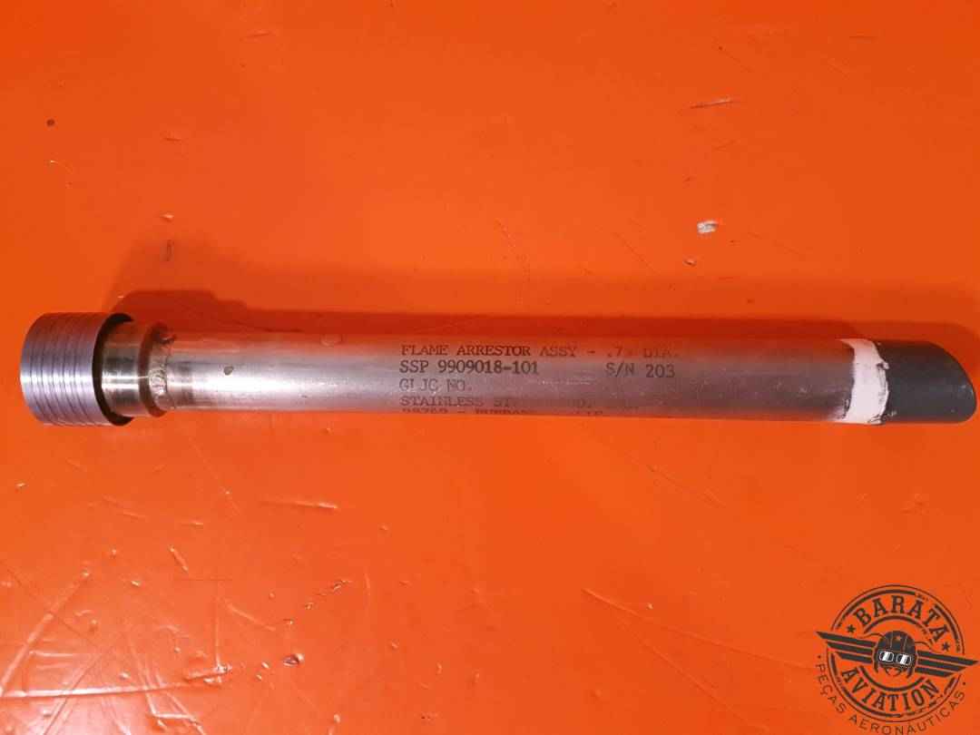 STAINLESS / BOMBARDIER FLAME ARRESTOR ASSY  P/N: 9909018-101 