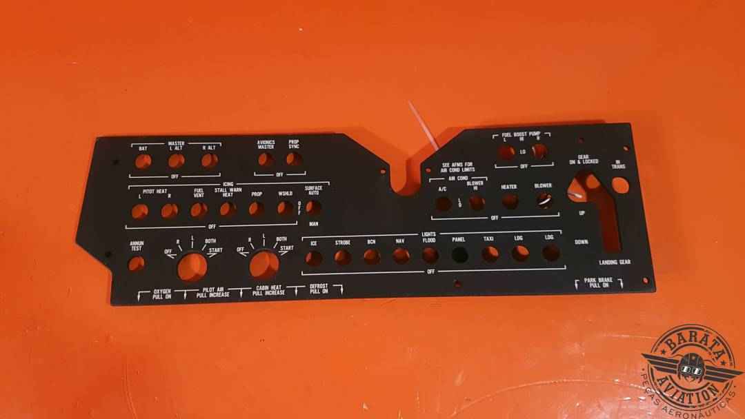 106-384011-3 Raytheon Lighted Panel - 115 v - 400Hz