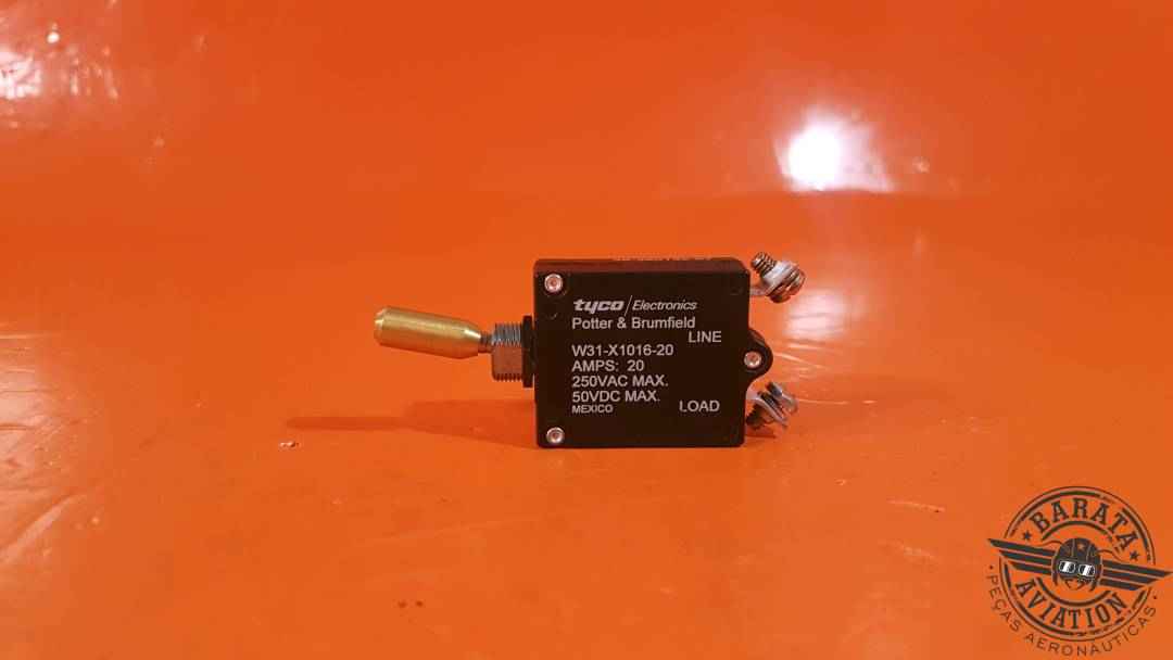 W31-X1016-20 Tyco Electronics Circuit Breaker Switch