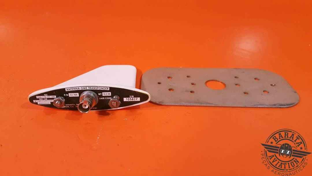 COMANT/EXPERIMENTAL ANTENNA - DME TRANSPONDER  W/ SUPPORT P/N: CI 105 
