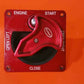 KASPAR/EXERIMENTAL 3- WAY FUEL VALVE I-O-I  WITH START SWITCH P/N: K-513V-000