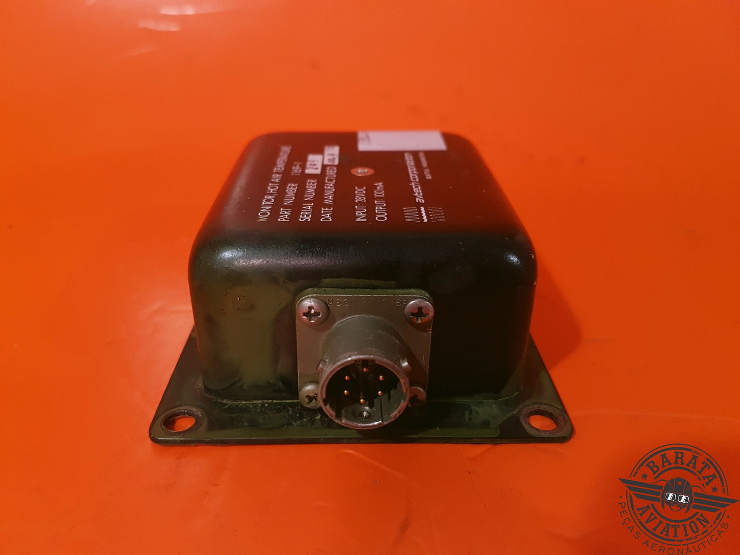 1169-1 AVTECH MONITOR HOT AIR TEMPERATURE  28 VDC