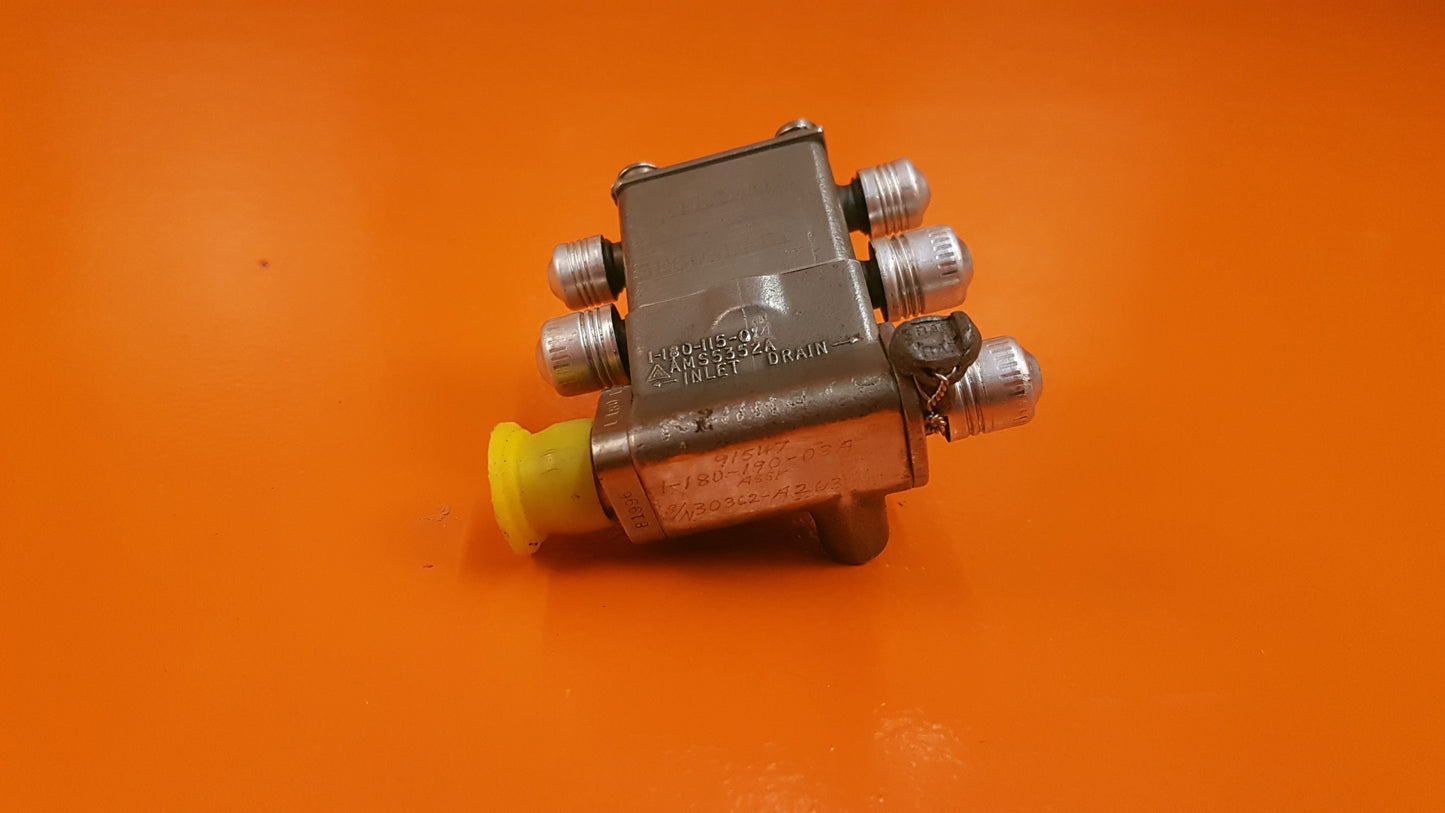 1-180-115-02 Bell Helicopter Fuel Flow Divider Valve