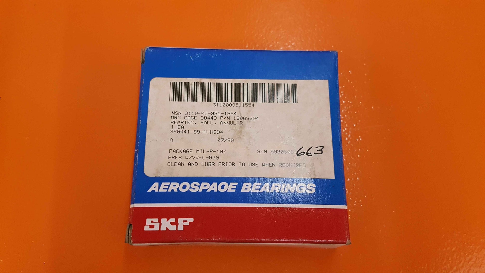 1906S304 SKF Annular Ball Bearing