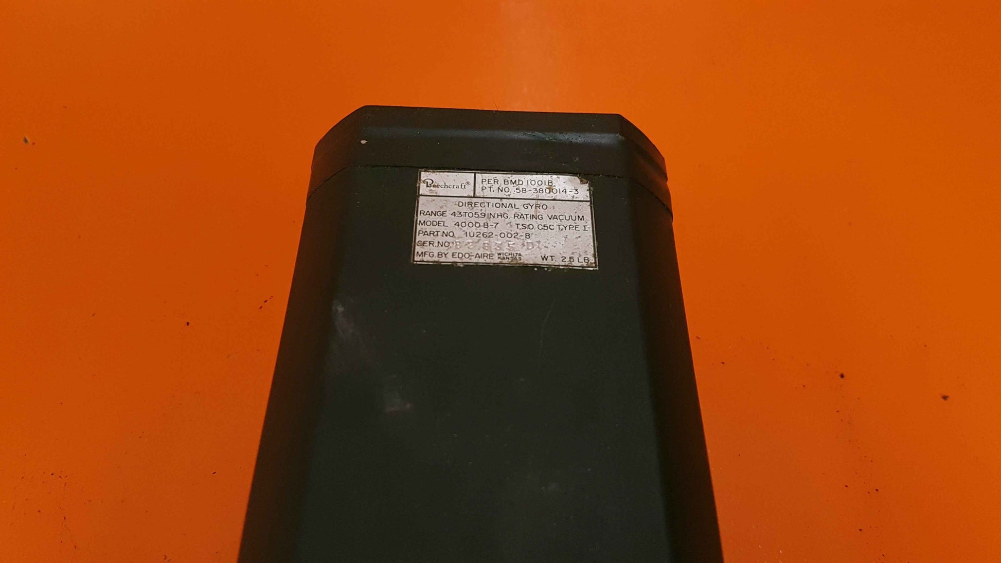 1U262-002-8 Sigma-Tek 4000B-7 Directional Gyro Indicator