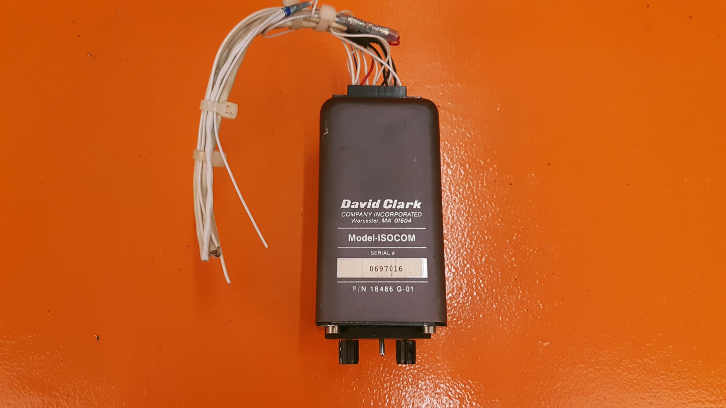 18486 G-01 David Clark ISOCOM Voice Activated Intercom