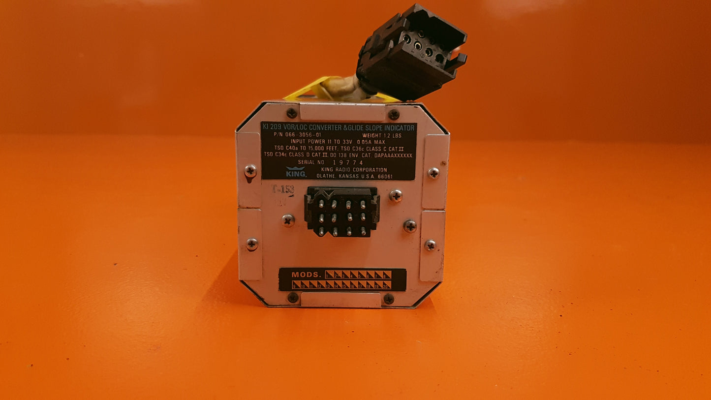 066-3056-01 King KI209 VOR/LOC Converter and Glide Slope Indicator