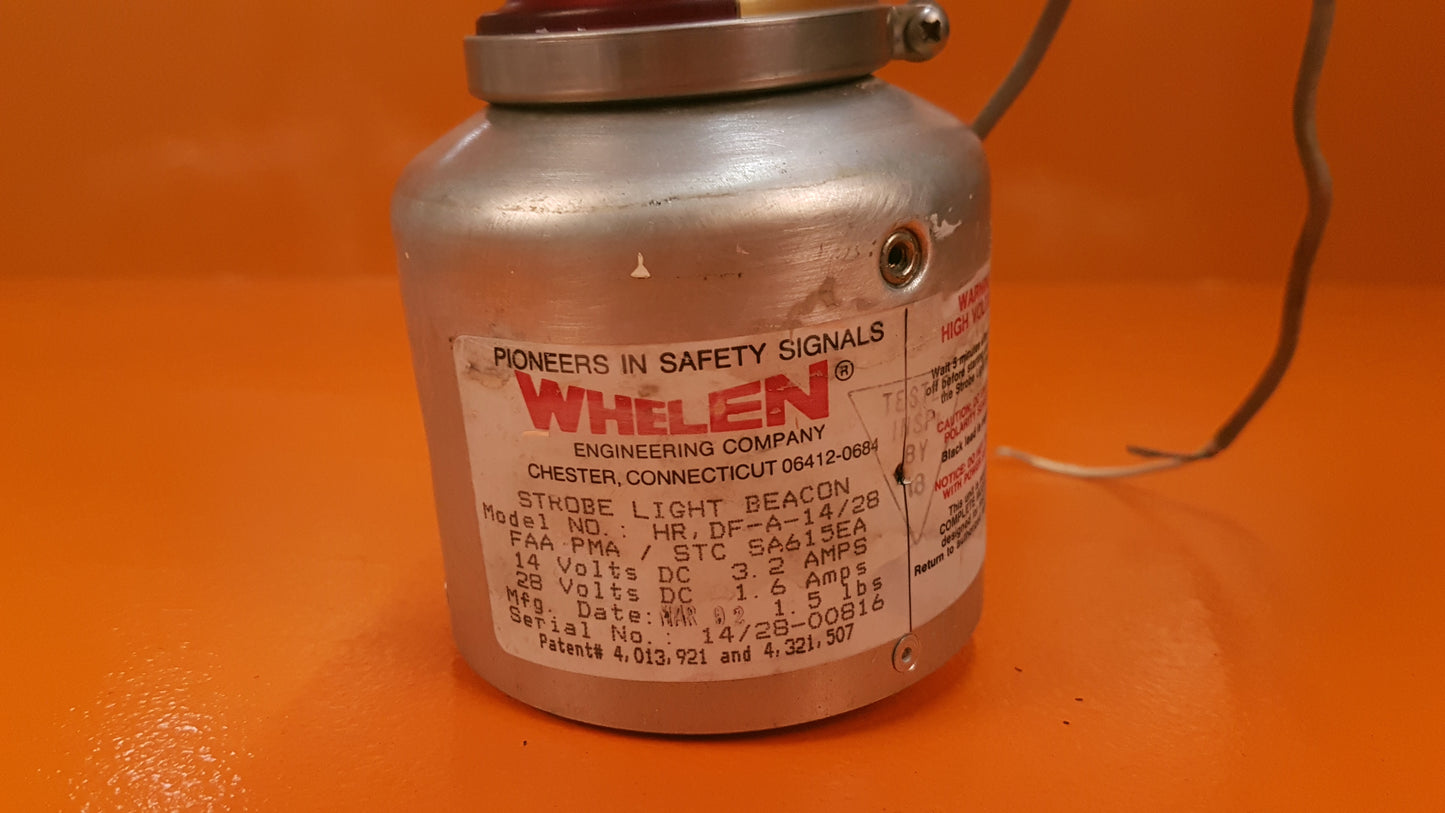 HR,DF-A-14/28 Whelen Strobe Light Beacon