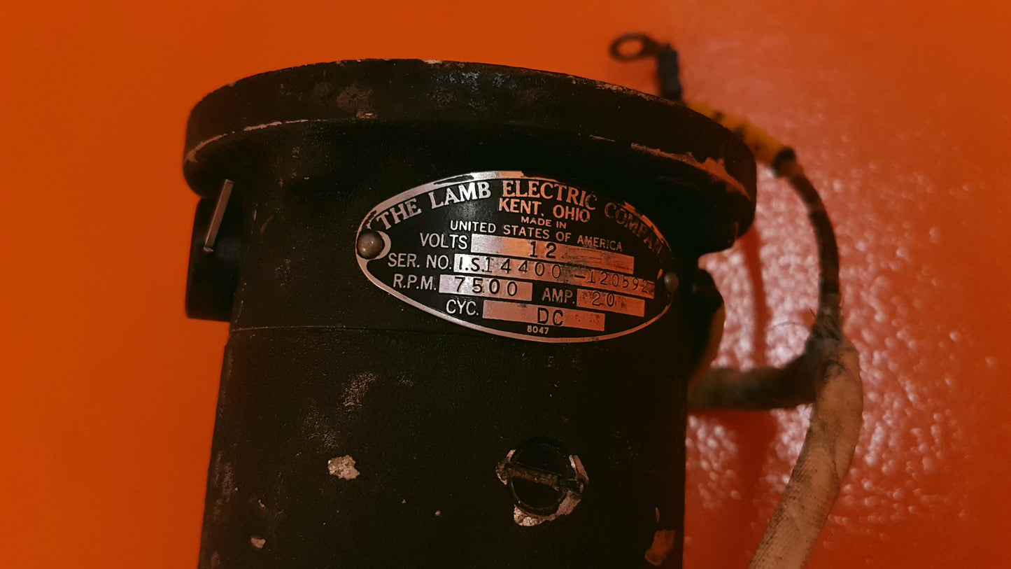 35-380094-3 Lamb Electric Electric DC Landing Gear Motor