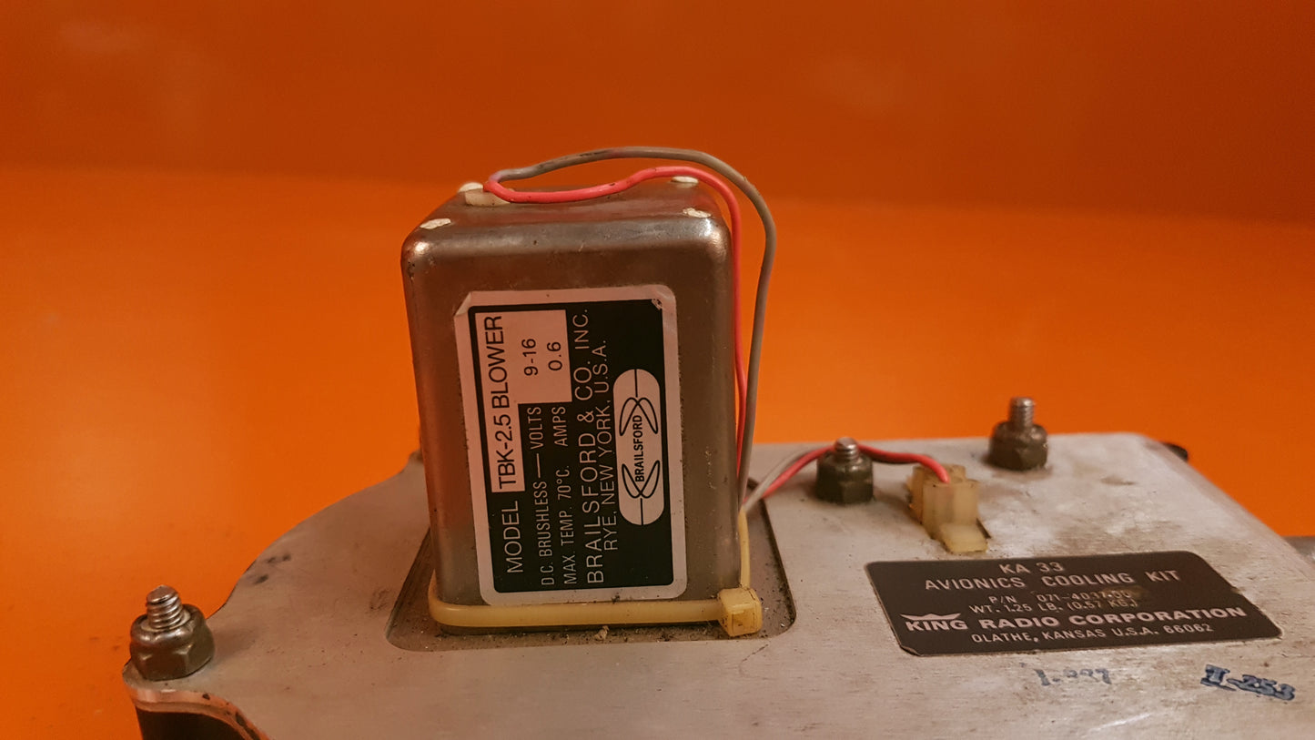 071-4037-00 Bendix King KA 33 Avionics Cooling Kit Assy