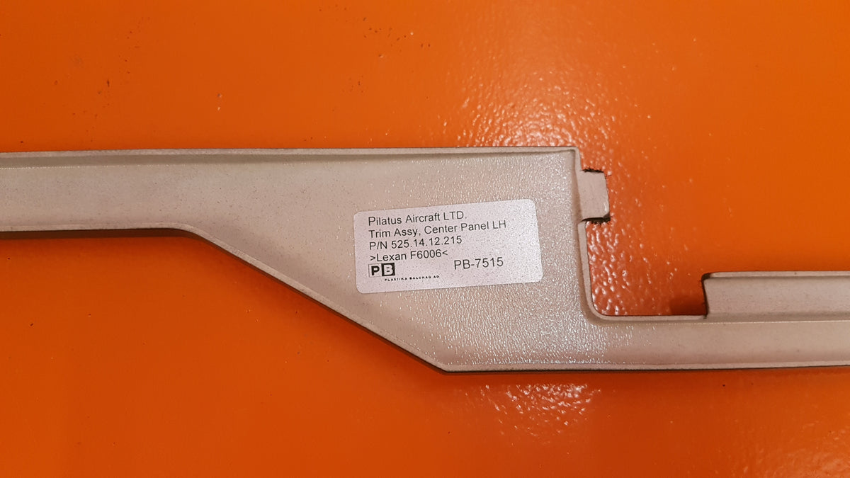 525.14.12.215 Pilatus LH Center Panel Trim Assy