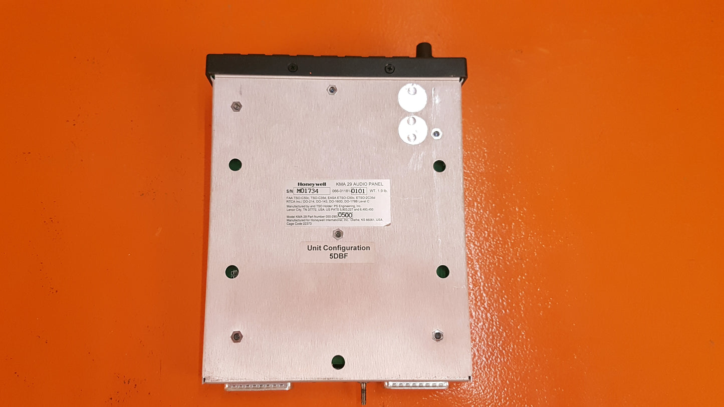 066-01181-0101 Honeywell KMA 29 AUDIO/MARKER PANEL
