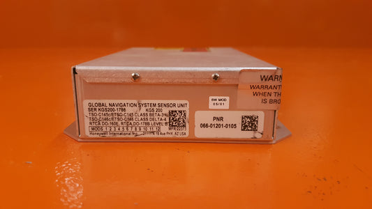 066-01201-0105 Honeywell KGS200 GPS Receiver