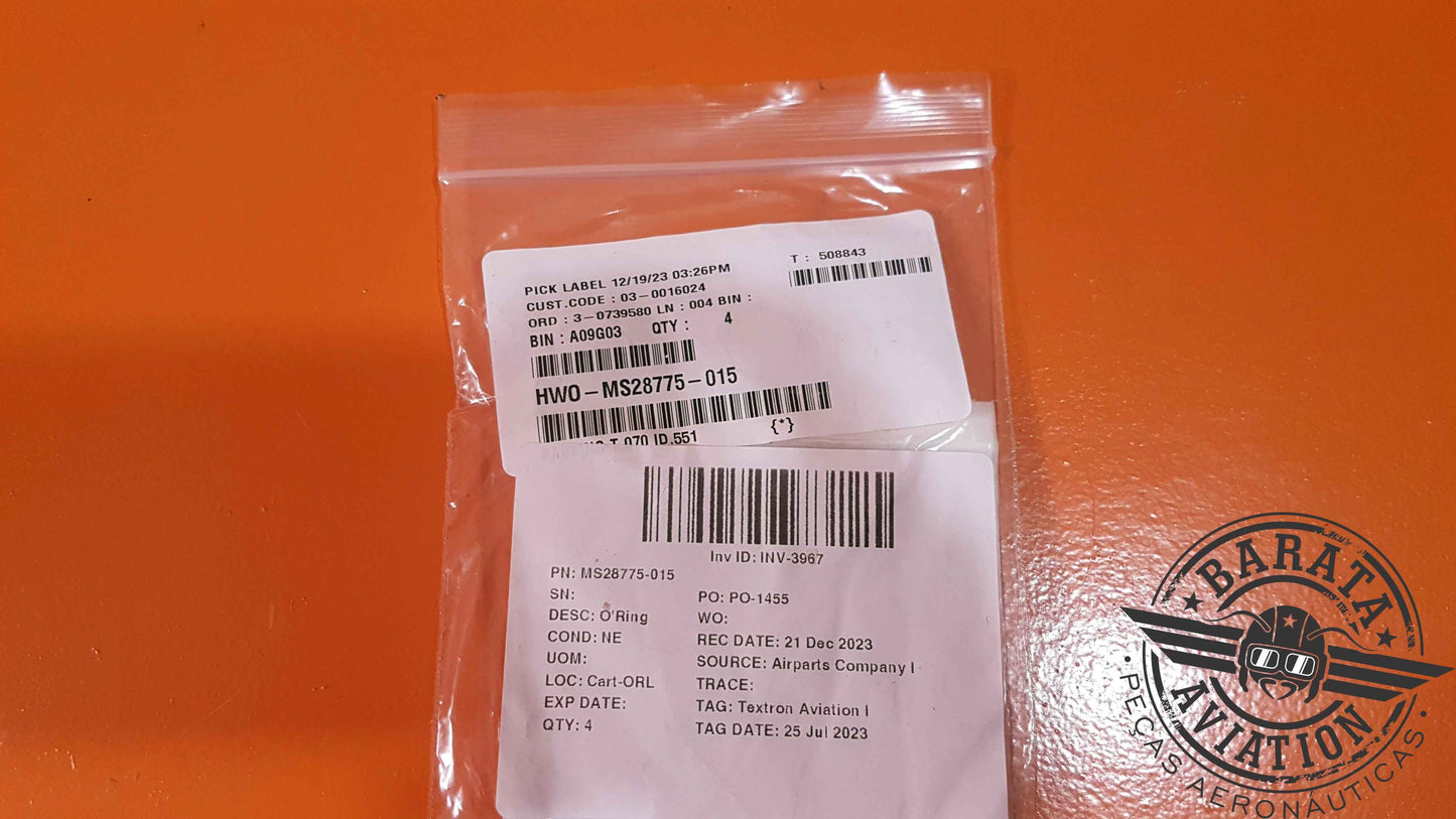 MS28775-015  International Seal O-ring