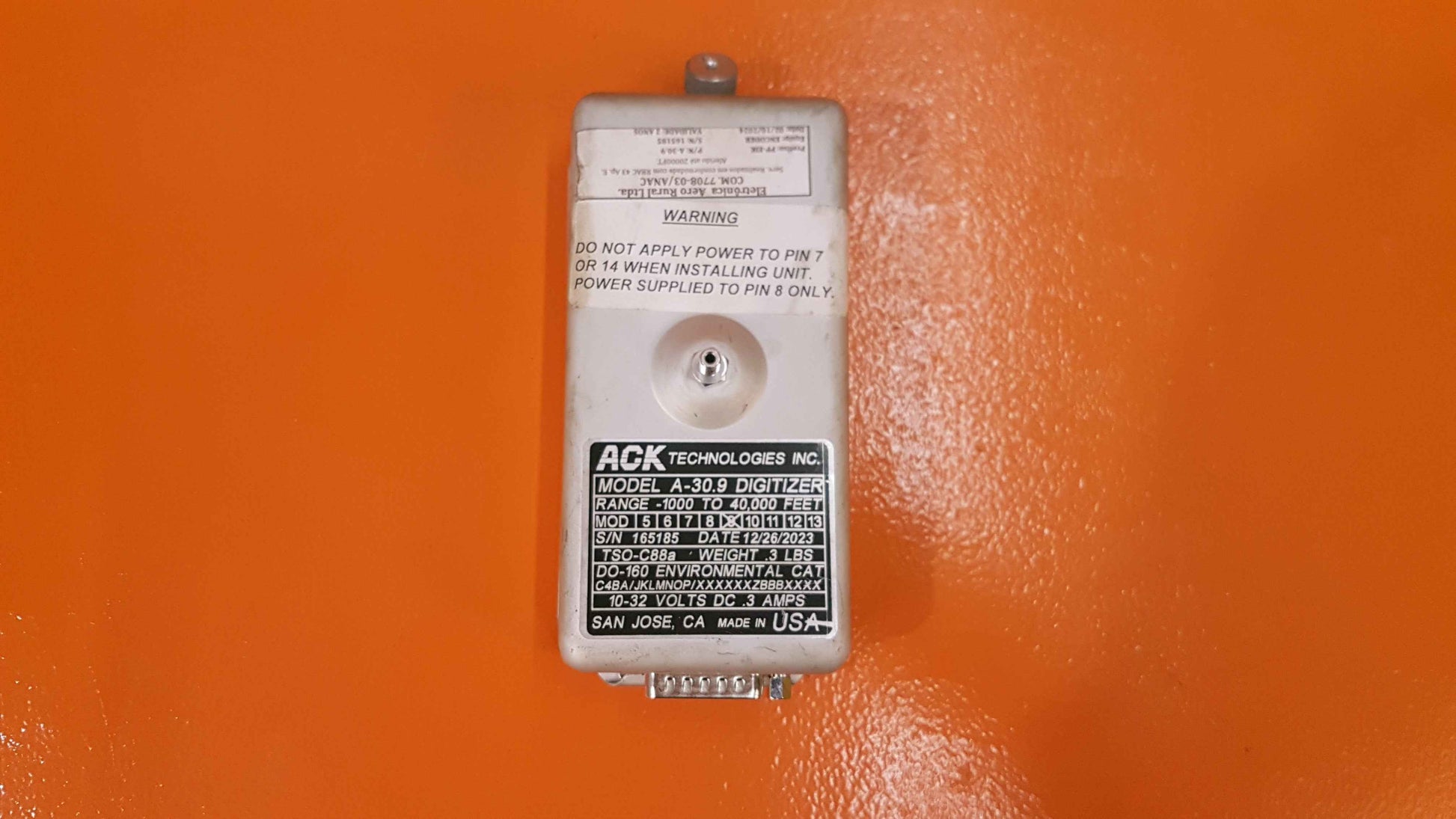 A-30.9 ACK Technologies Altitude Digitizer Encoder