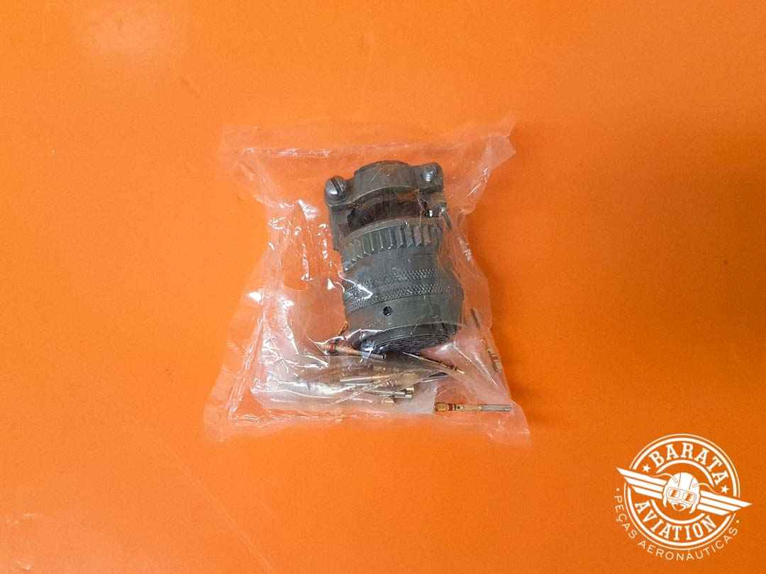Conector c/ Gold Pin P/N MS3126F18-32S